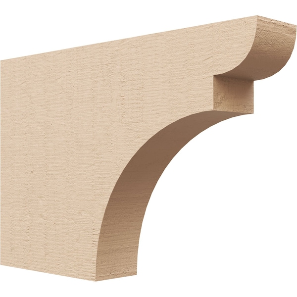 Ekena Millwork 2in. W x 8in. H x 12in. L Yorktown Woodgrain TimberThane Rafter Tail, Primed Tan RFTUR02X08X12YORRCPR - main
